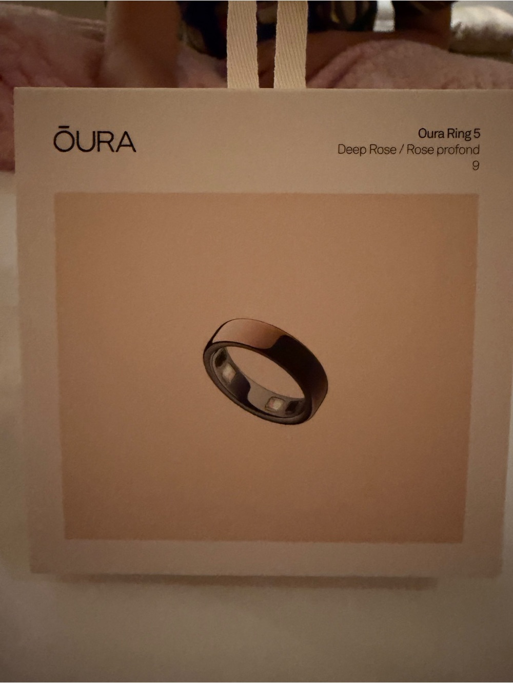 Oura Ring 5 — Deep Rose Smart Ring (Deep Rose)